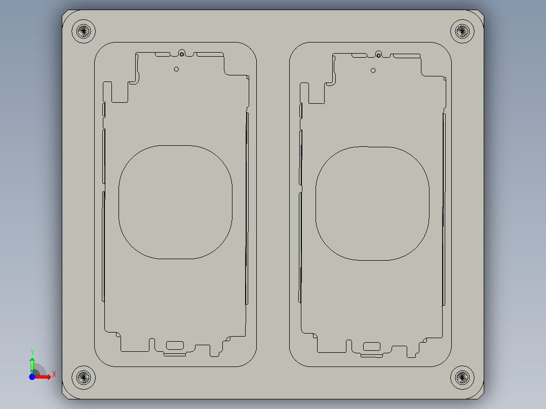 AB-0406-06-015A-A中板NG放置模块前视图