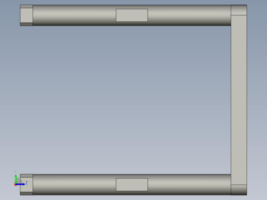AB-0406-06-015A-A中板NG放置模块左视图