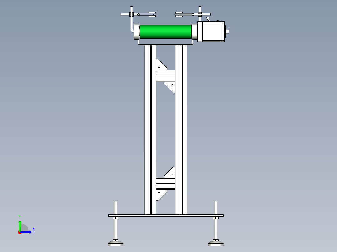 带式输送机宽度 200 mm左视图