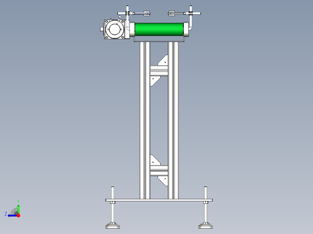 带式输送机宽度 200 mm右视图