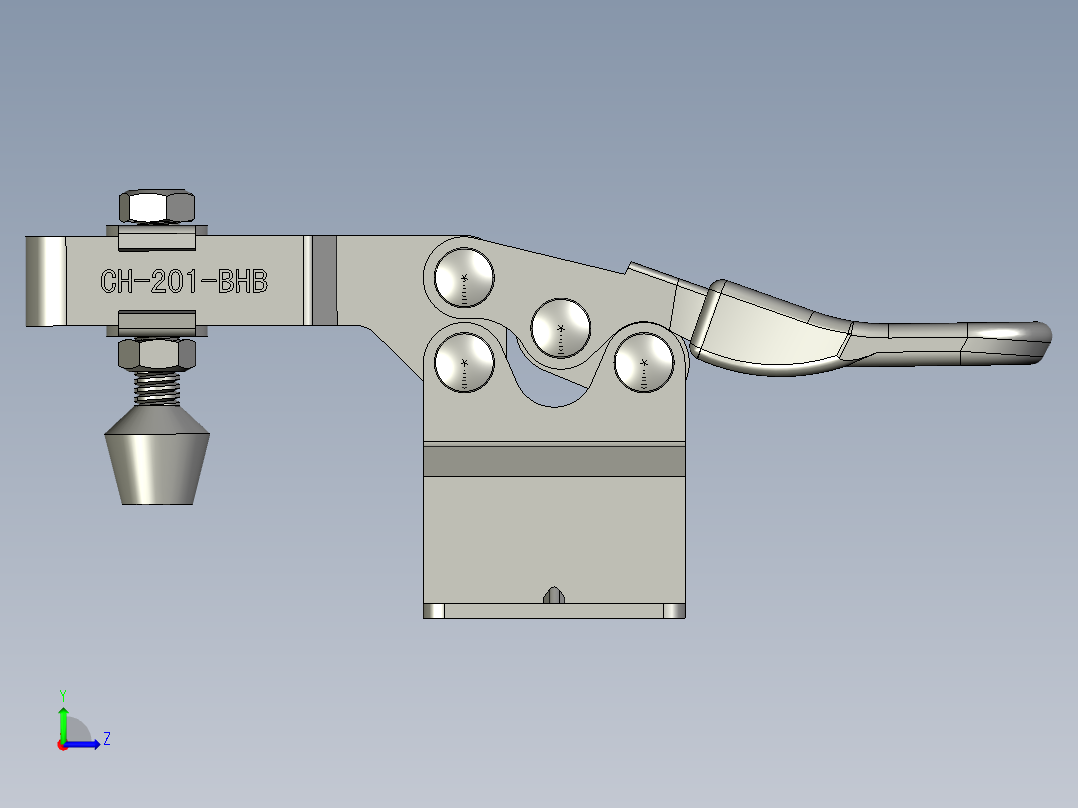 CH-201-BHB快速夹左视图