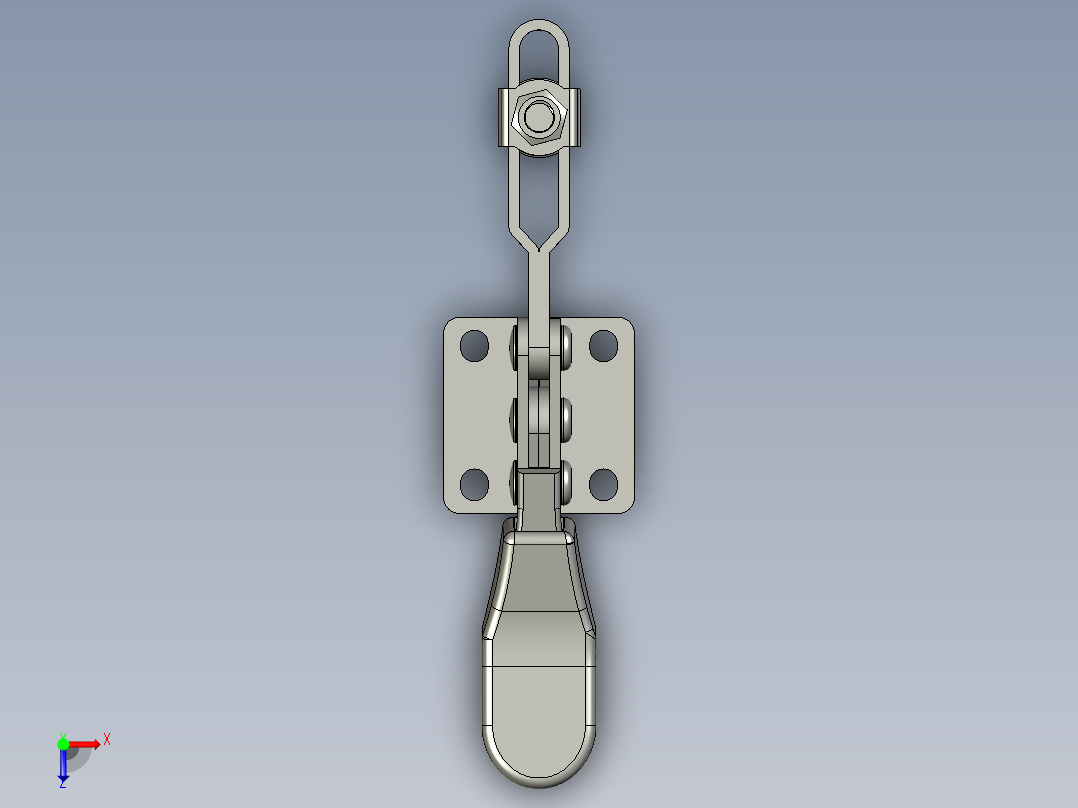 CH-201-BHB快速夹俯视图