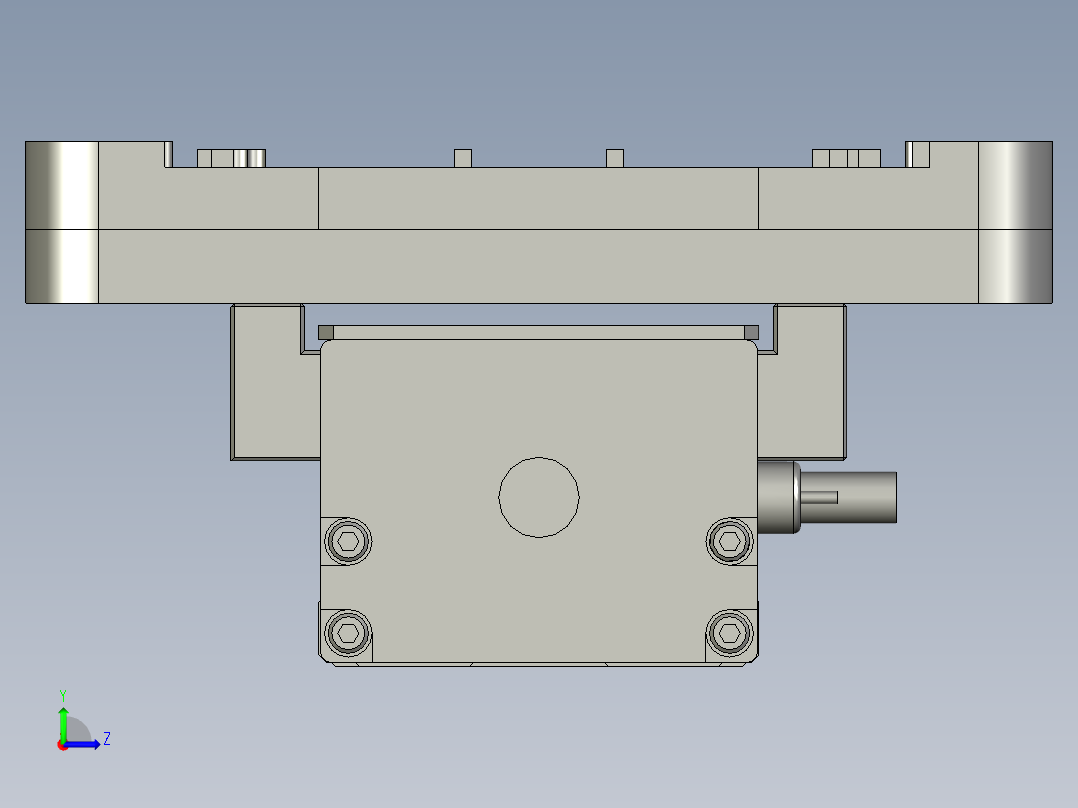 04-00-01中转滑台A左视图