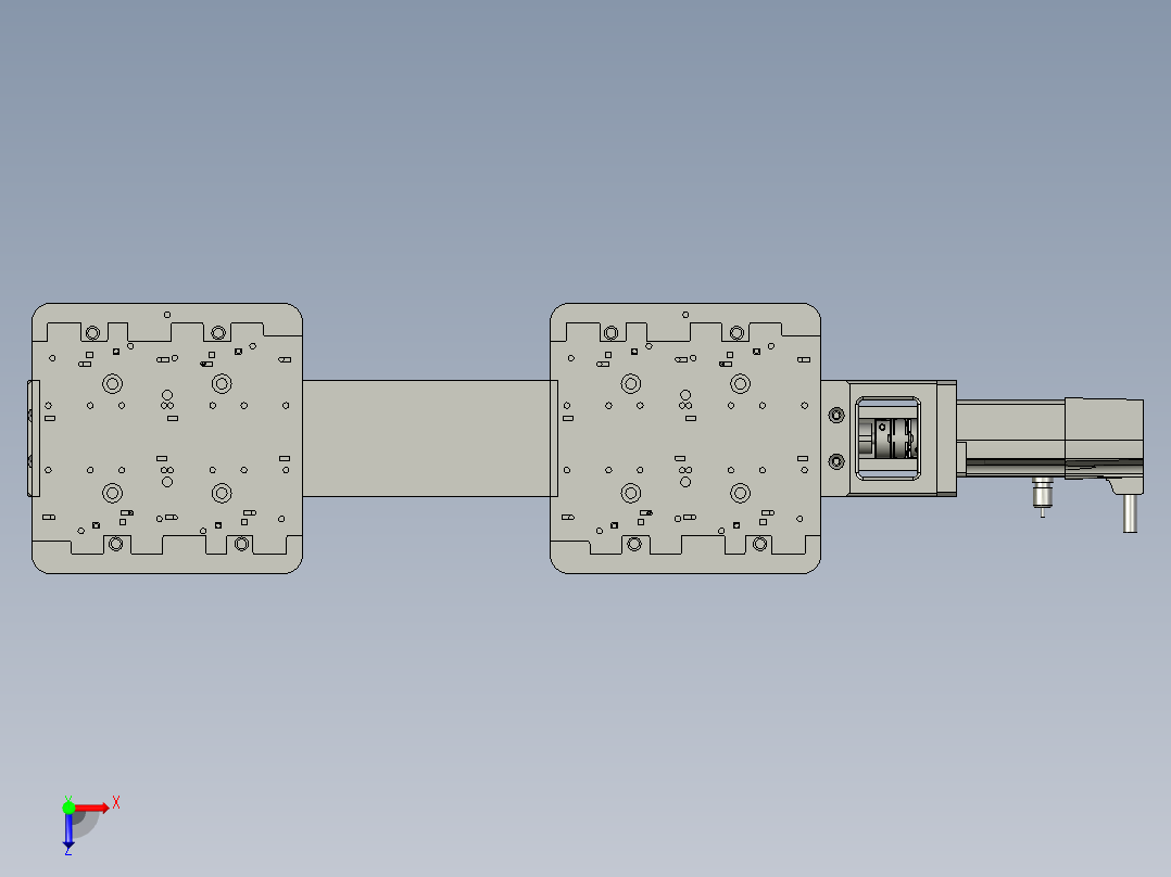 04-00-01中转滑台A俯视图