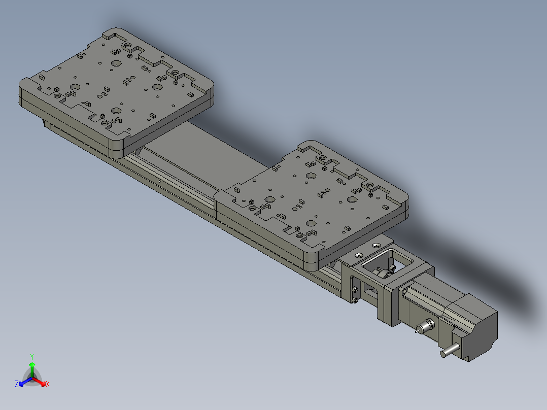 04-00-01中转滑台A正等轴测图