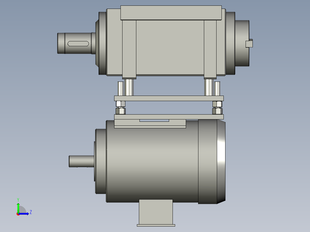 SB60-NT40配3HP马达外左视图