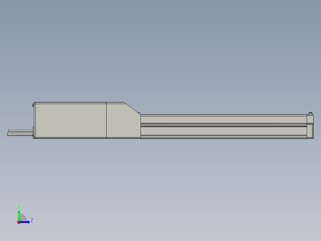 182101-S001_SMC_LEFS25A-150B-R3AP1D_Electriccylinder左视图
