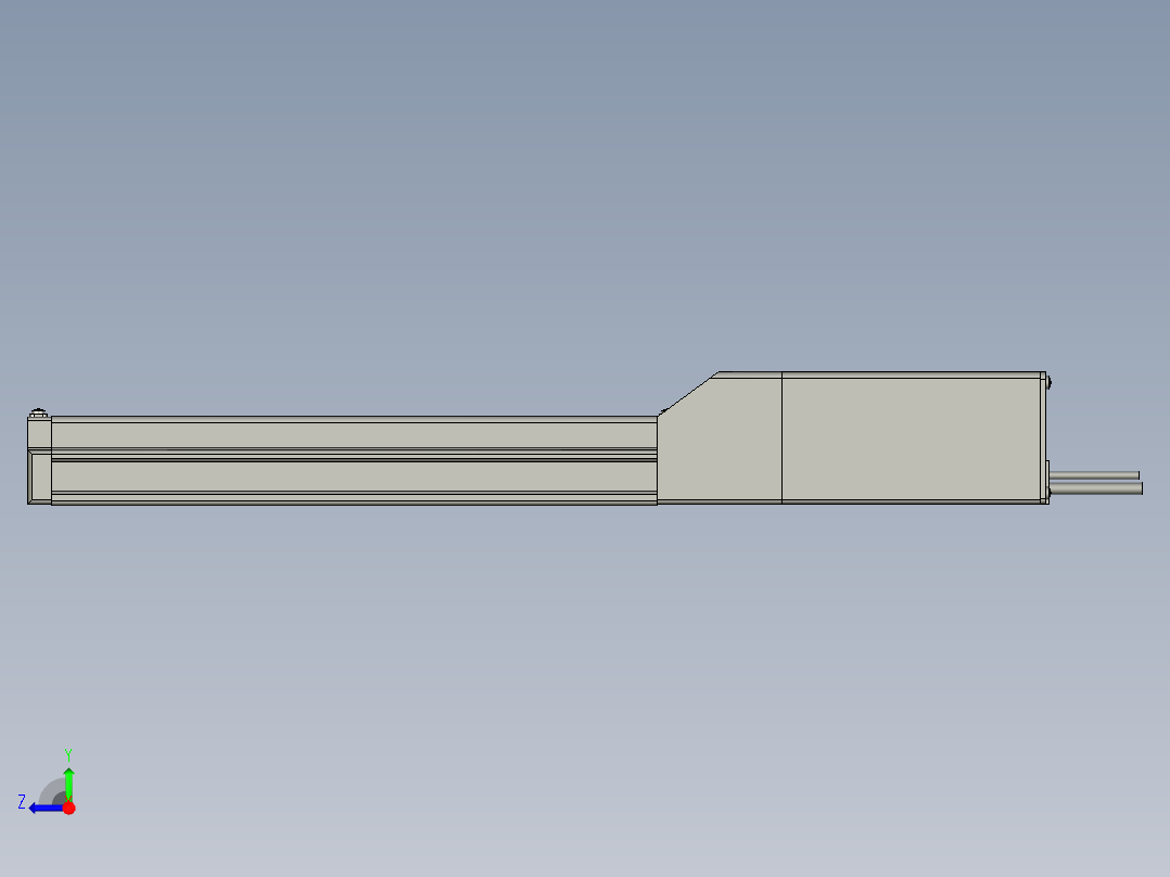 182101-S001_SMC_LEFS25A-150B-R3AP1D_Electriccylinder右视图