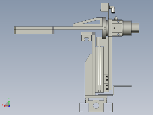 翻转机构装配后视缩略图