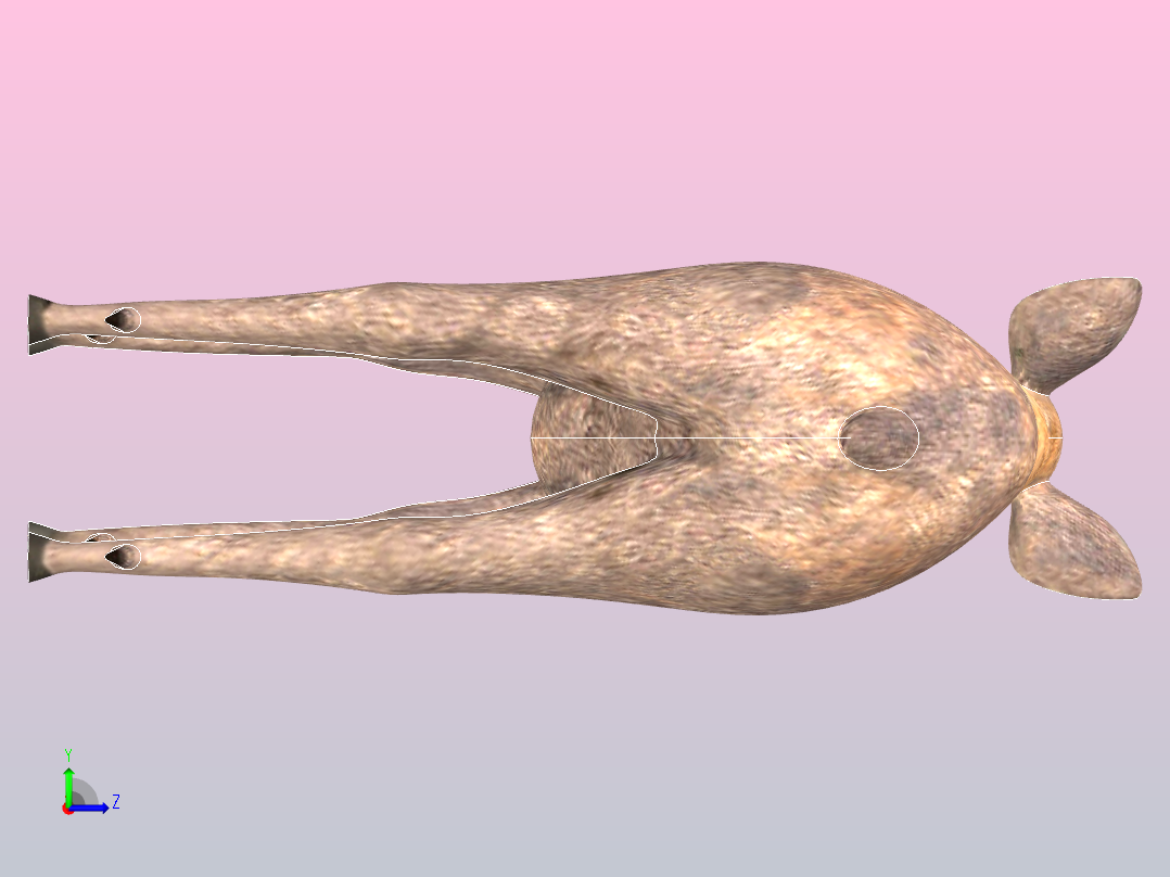 麋鹿的女左视图