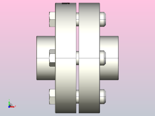 JFL型弹性套柱销联轴器[JFL125]前视缩略图