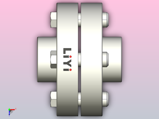 JFL型弹性套柱销联轴器[JFL125]俯视缩略图