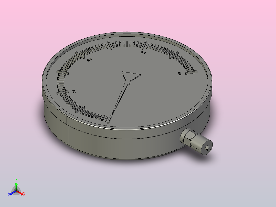 I型(径向无边)[Y200-Ⅰ]正等轴测图