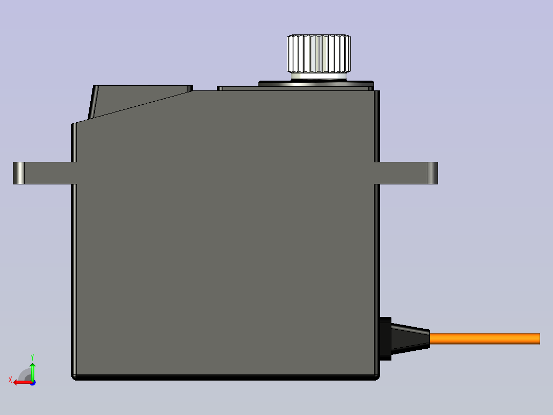 A0004749-EMAX ES3054 金属齿轮数字迷你舵机（3.5kg 扭矩）遥控舵机（原装）后视图