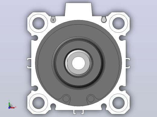 气缸CDQ2BS63-75DC-M9B前视缩略图