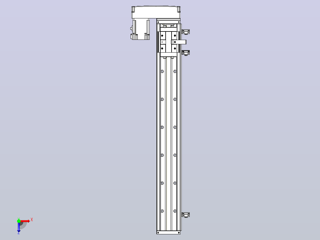 钢基模组TPA-KSR-8610C-740A1-ML-H0S1俯视图