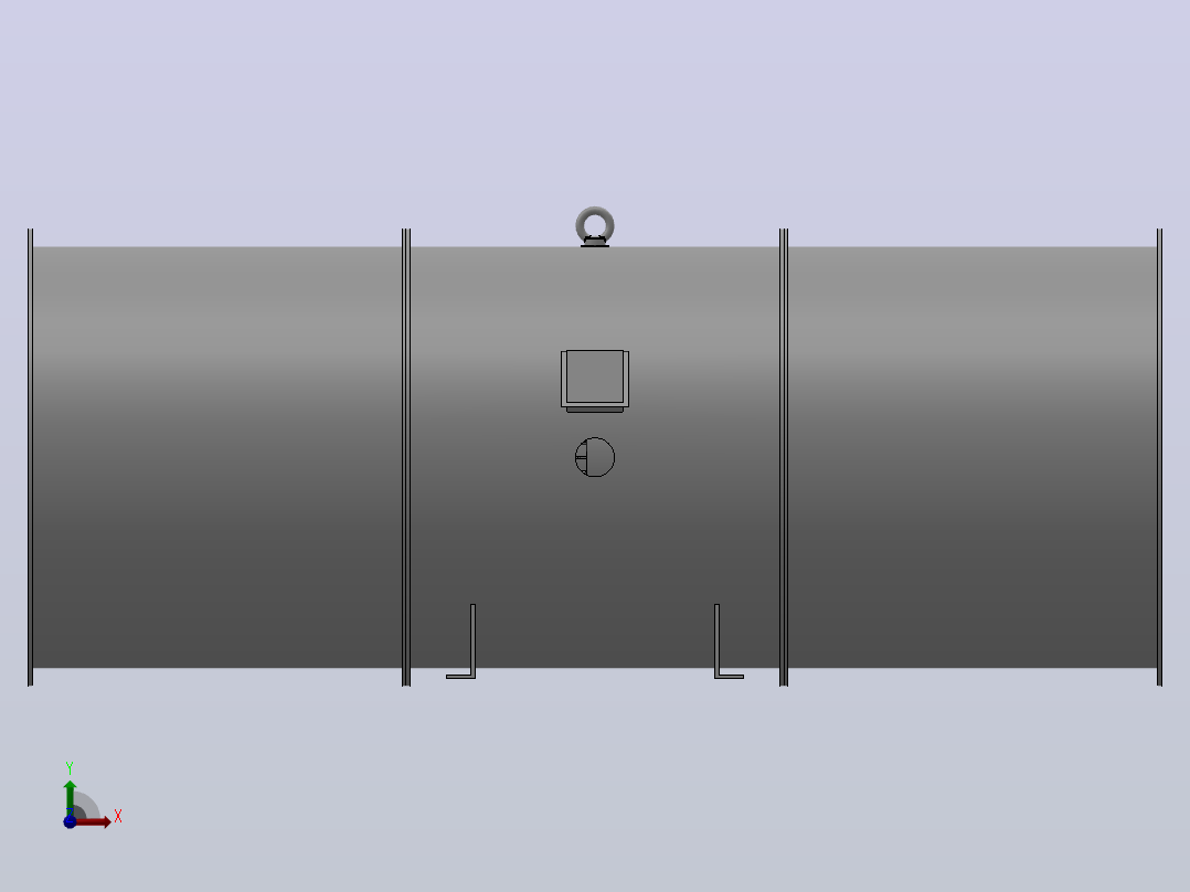 HTF-BX2型 轴流风机[HTF-BX2-12]前视图