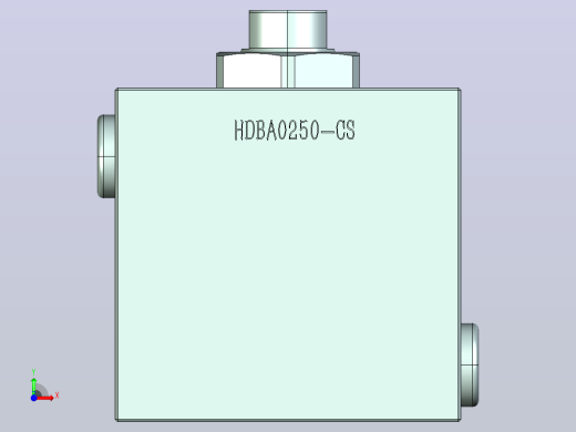 HDBA方型直线夹紧器HDBA0250-CS前视缩略图