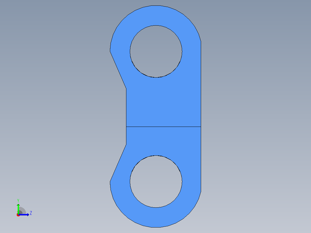 YS100-1-W76.2-C1 YS100-1网带链左视图