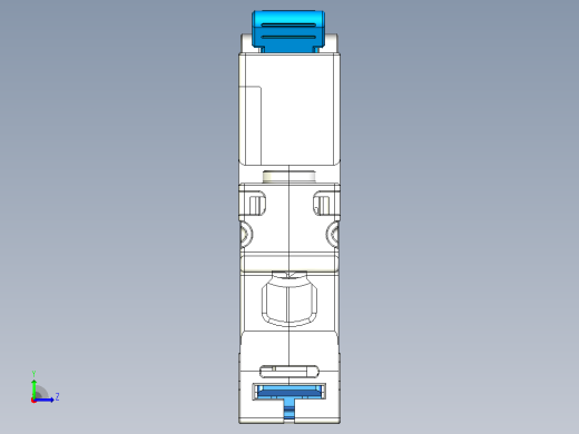 NXB-63 1P小型断路器三维模型202307左视缩略图
