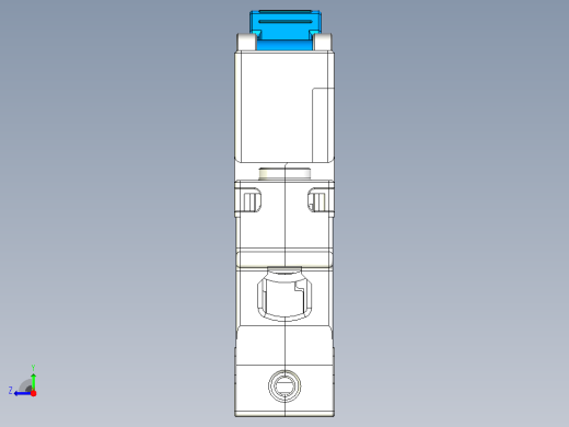 NXB-63 1P小型断路器三维模型202307右视缩略图