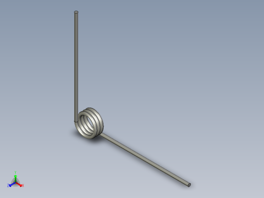 扭转弹簧torsion_spring_t015-090-062-x-l正等轴测缩略图