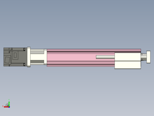 MTC32-200-P#-D-M200W-R MTC32电缸 200W伺服电机直连 带导杆支架后视缩略图