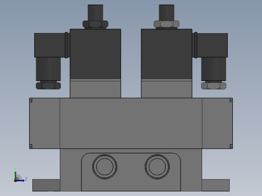 DQK系列电控换向阀[DQK-2552]左视缩略图
