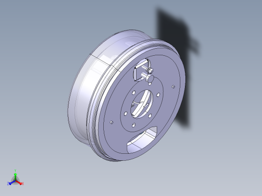鼓式制动器设计(CATIA+CAD+说明书)主视缩略图