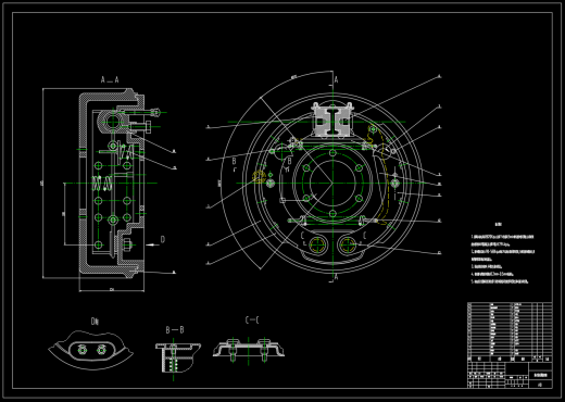 鼓式制动器设计(CATIA+CAD+说明书)缩略图