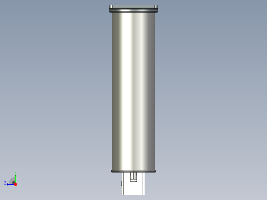 BZMJ(0.4～0.48)-18～20kvar-3自愈式低电压并联电容器三维模型202202右视缩略图