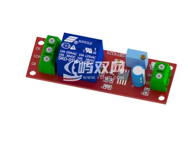 可调定时器延迟模块DC-5v-12 v-24v