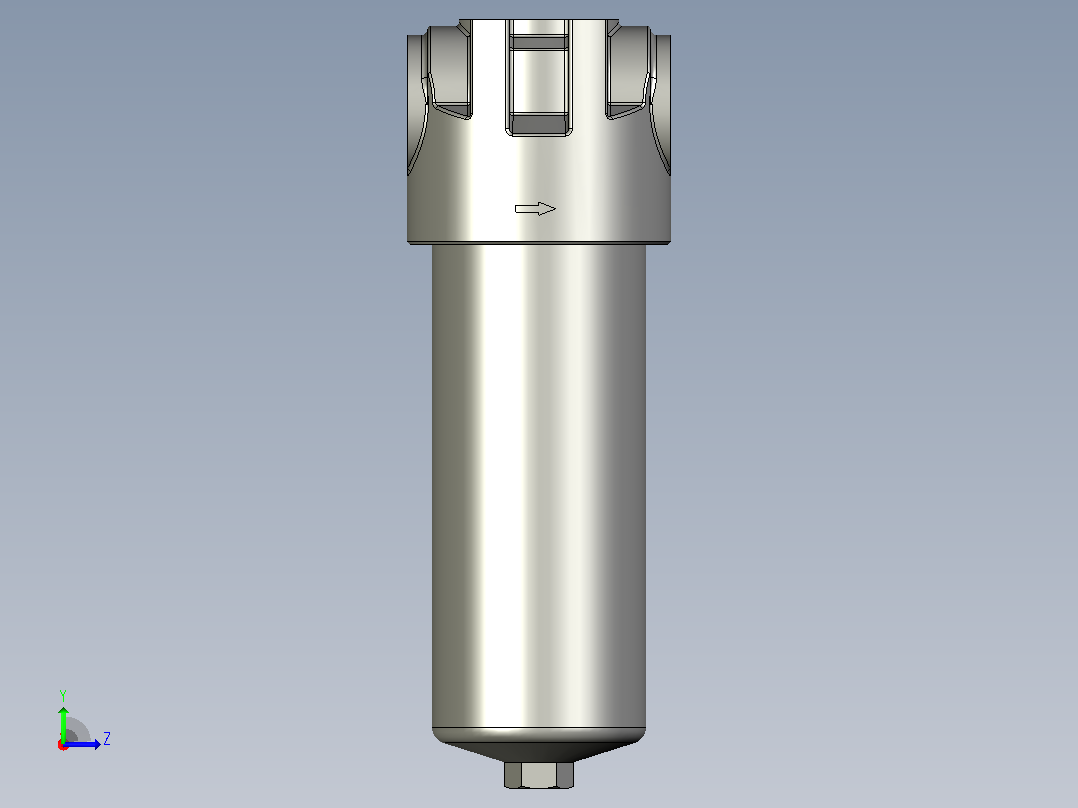 HYDAC-LF660压力管路过滤器左视图