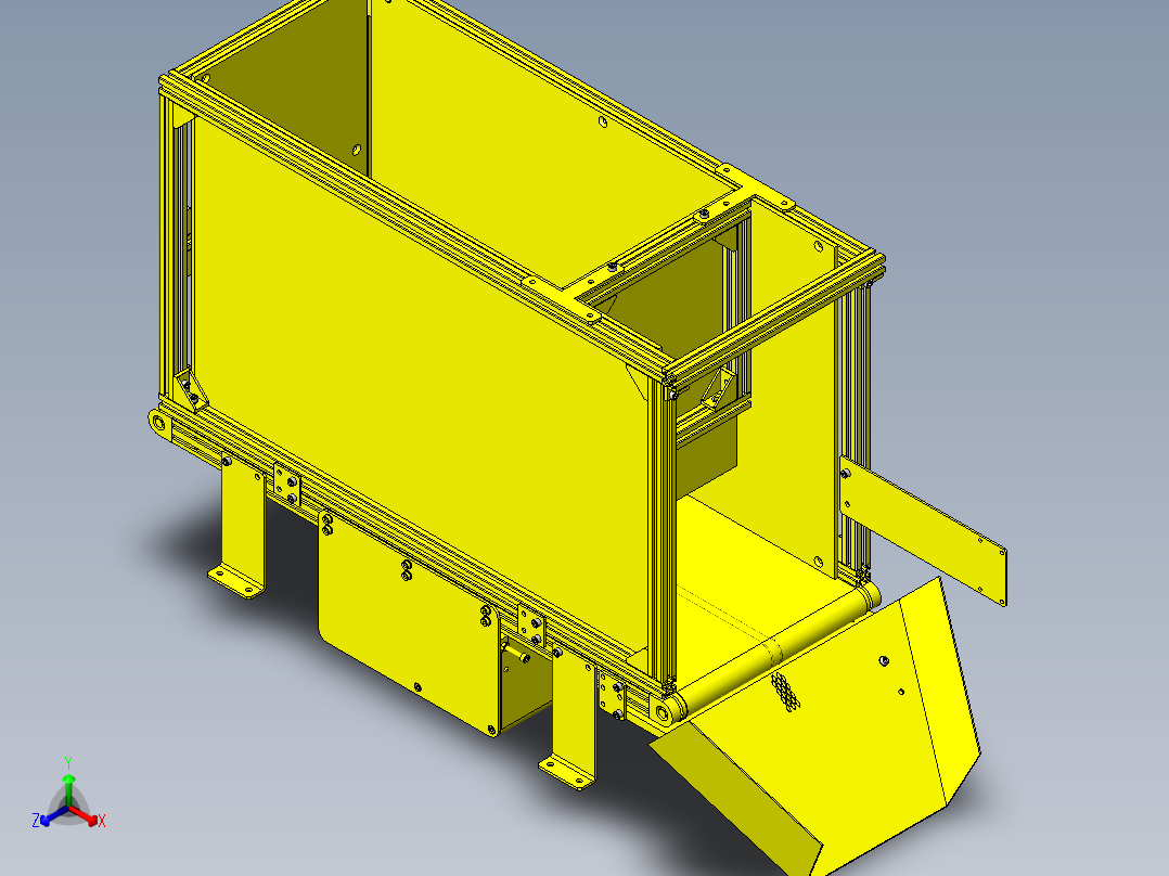 皮带输送机料斗