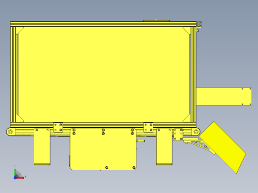 皮带输送机料斗前视缩略图