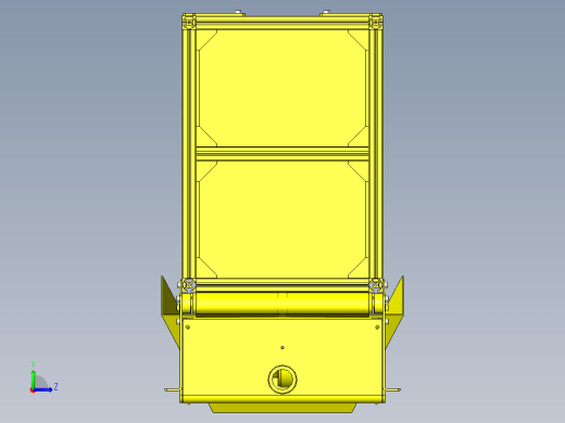 皮带输送机料斗左视缩略图