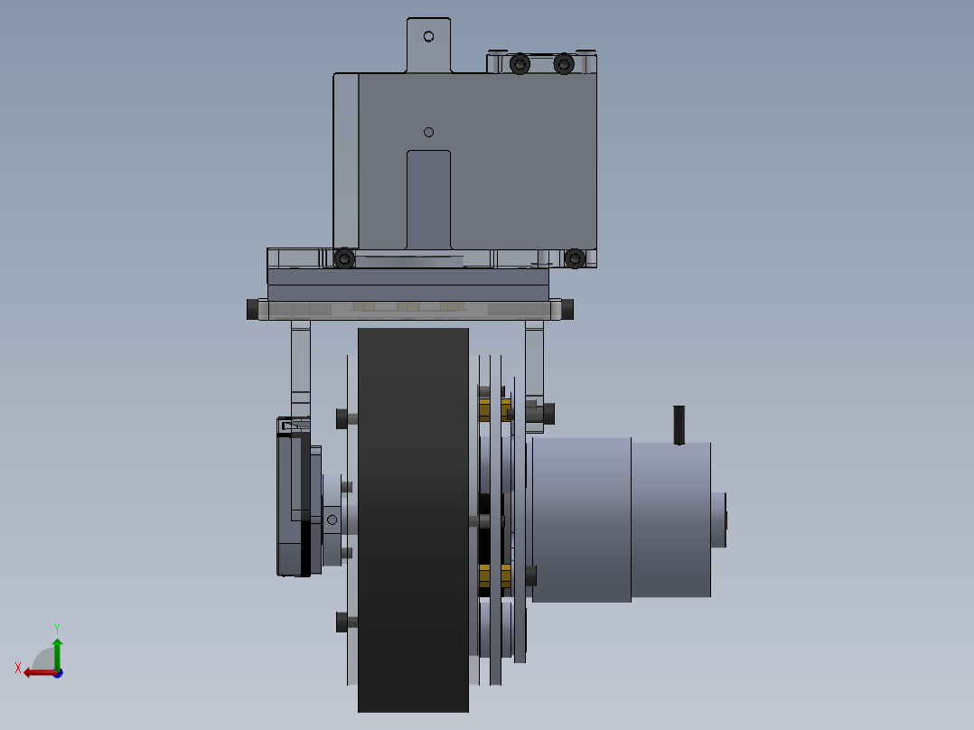 伺服电机转向驱动机构sw22可编辑后视图