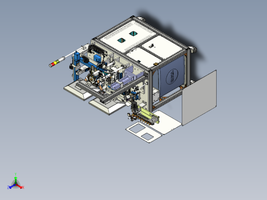 SLV检测涂布加热一体设备Inventor2020