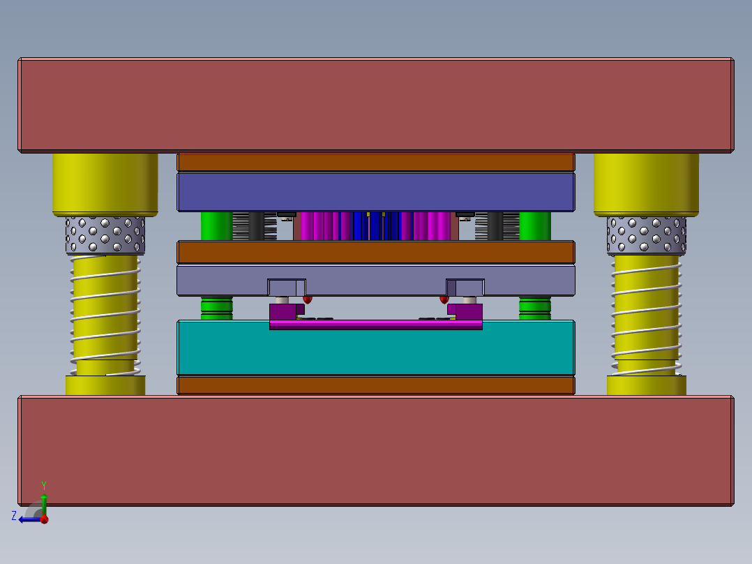 微电机定、转子片级进模的设计（含三维）100右视图