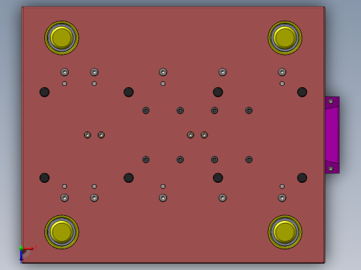 微电机定、转子片级进模的设计（含三维）100俯视缩略图