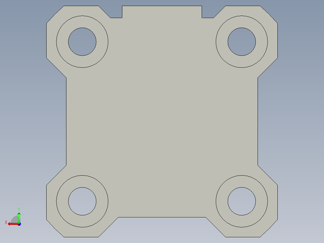自动切水口机模型3D模型后视图