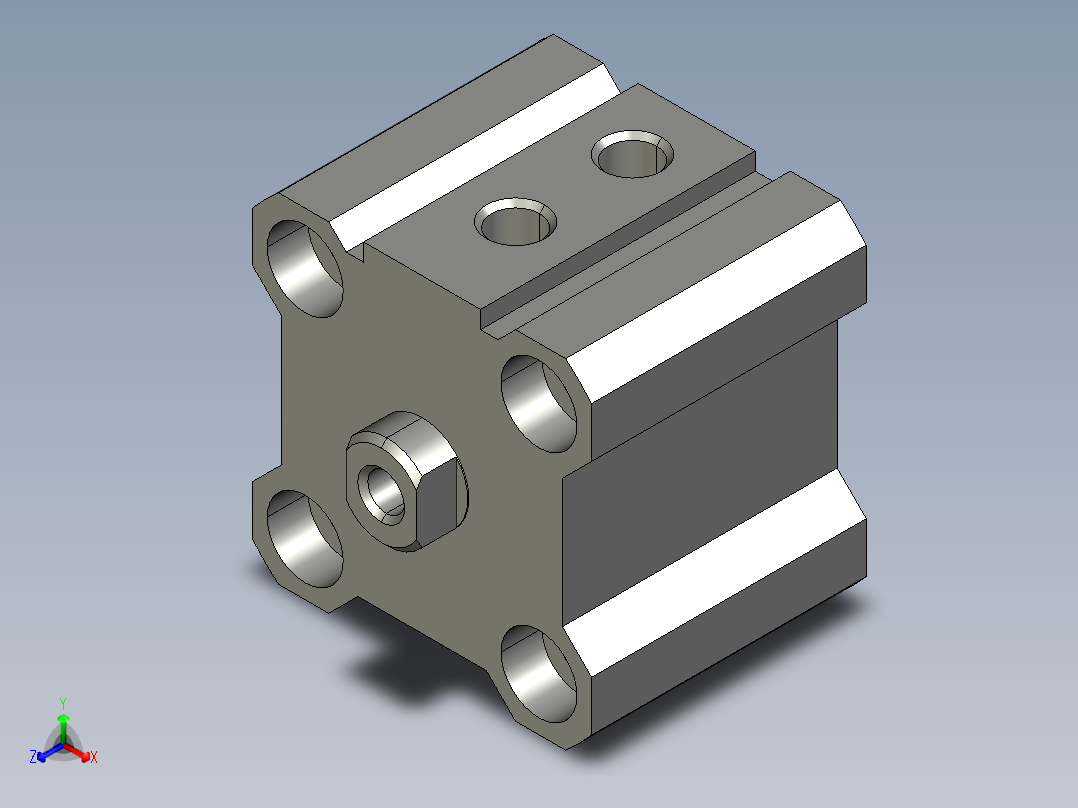 自动切水口机模型3D模型正等轴测图