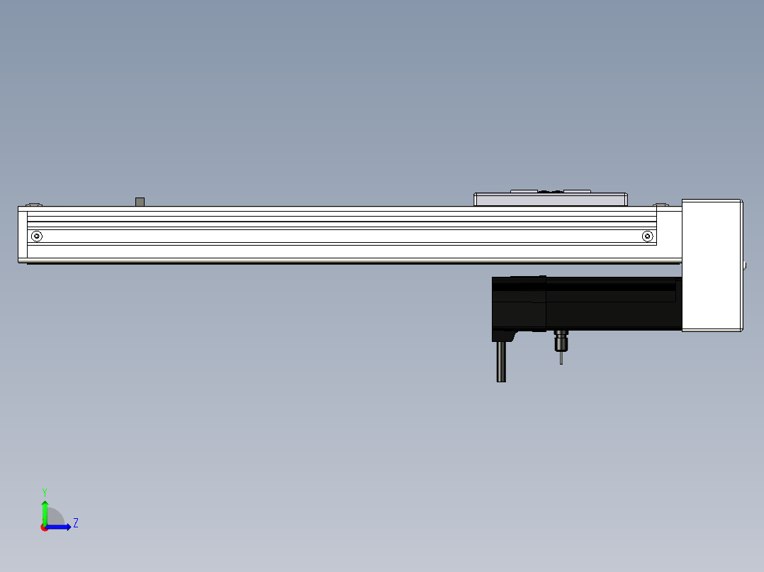 Toyo东佑达直线模组-ETH6-300-BM+煞車-M5左视图