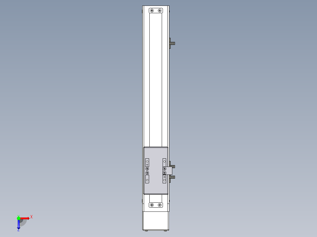 Toyo东佑达直线模组-ETH6-300-BM+煞車-M5俯视图