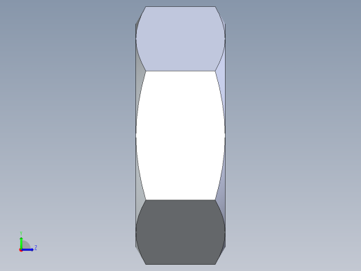 公制螺母-M2.5x0.45.STEP左视缩略图