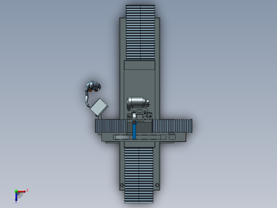 664龙门磨床俯视图