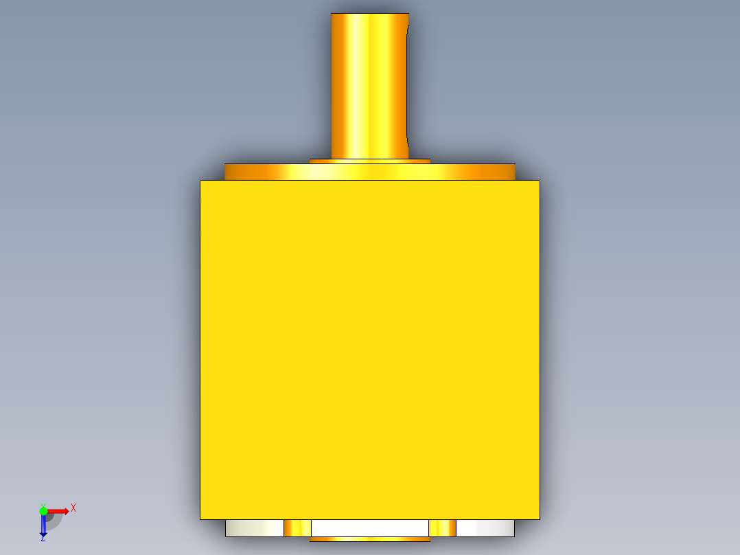 换向器PW70单轴 PGH60-L1 14-50-70-M4.stp俯视图