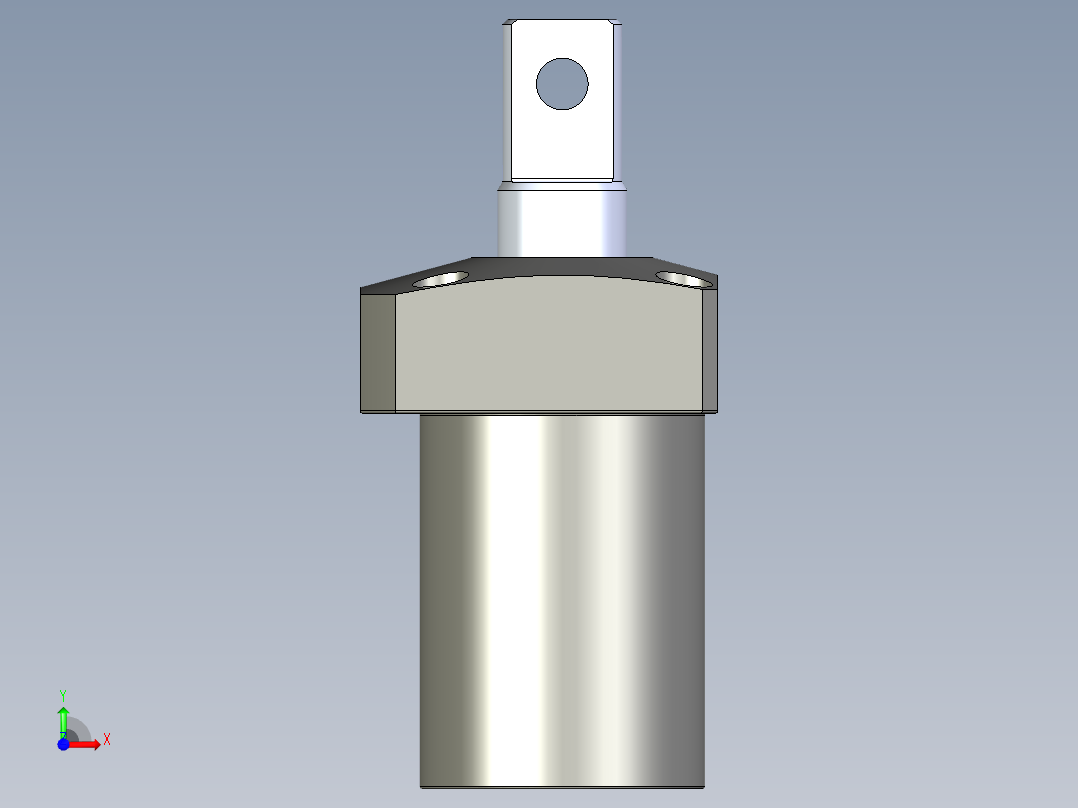 KOSMEKLHS0550-Sx-P多系列多零件图纸模型前视图
