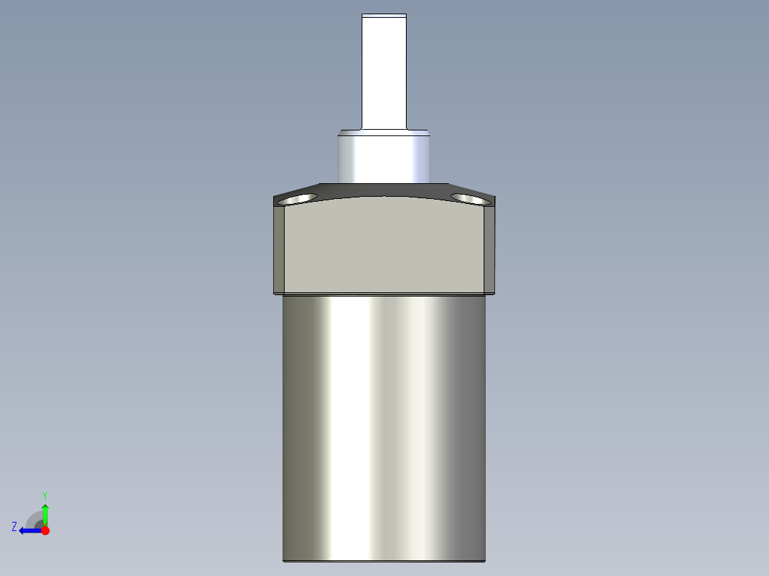 KOSMEKLHS0550-Sx-P多系列多零件图纸模型右视图