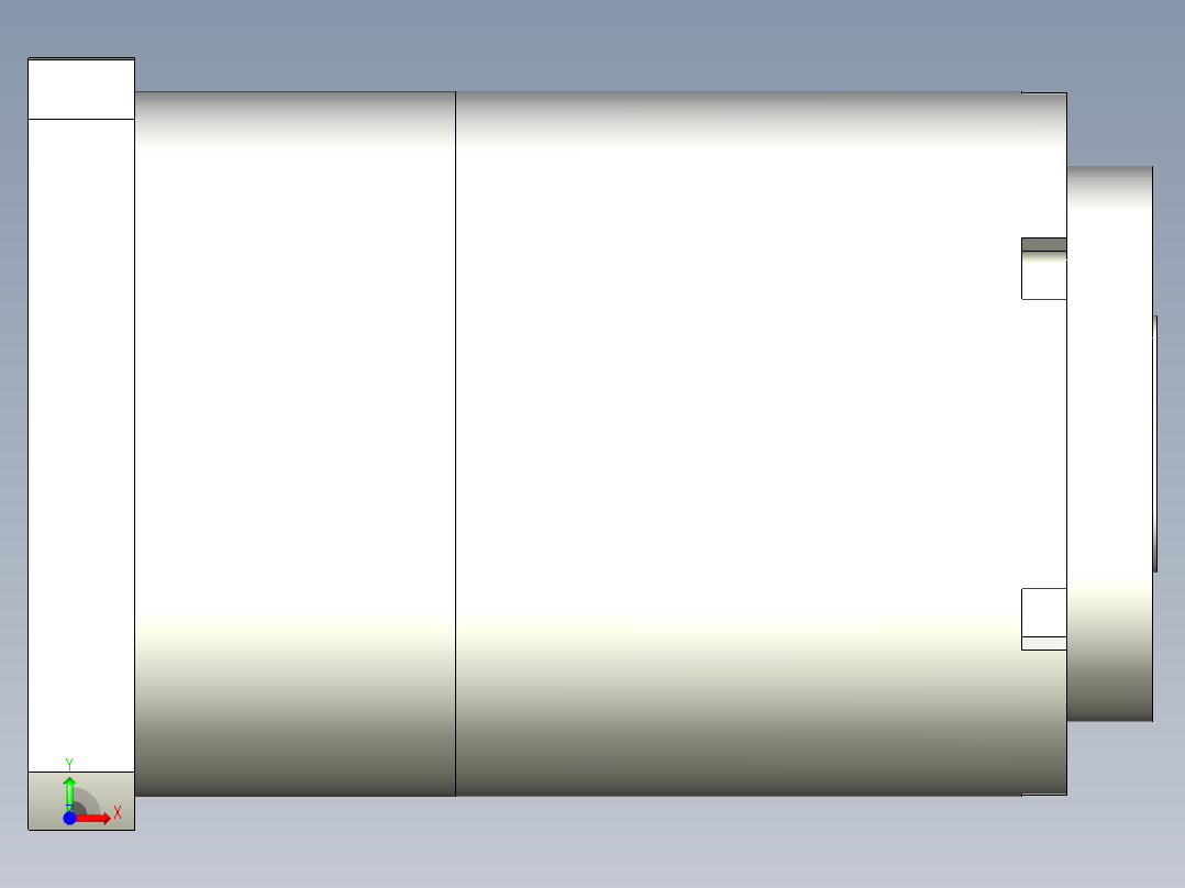 直齿孔PLE160-L2 35-114.3-200-M12.stp前视图